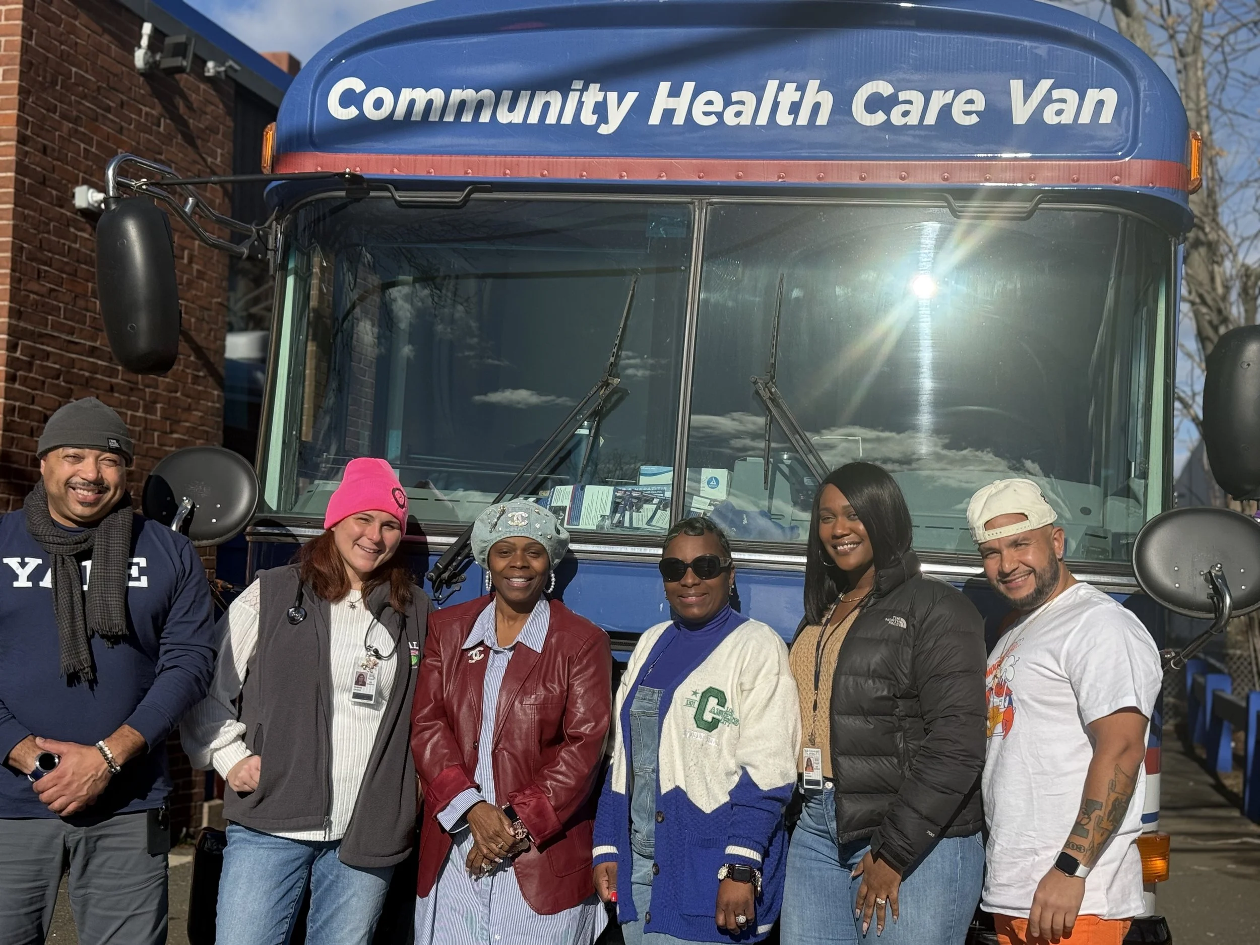 Upon This Rock community health care van serving New Haven neighbors